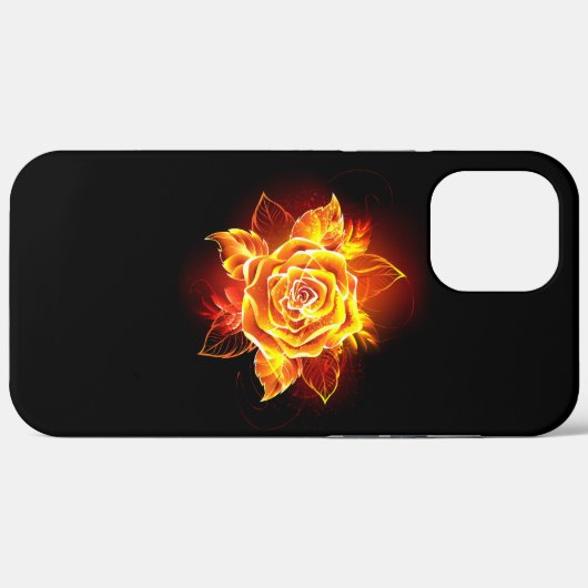 Rose des blühenden Feuers Case-Mate iPhone Hülle (Rückseite (Horizontal))