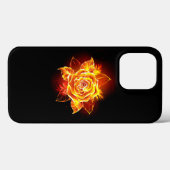 Rose des blühenden Feuers Case-Mate iPhone Hülle (Rückseite (Horizontal))