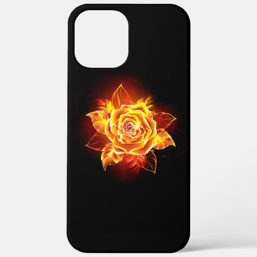 Rose des blühenden Feuers Case-Mate iPhone Hülle (Rückseite)