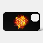 Rose des blühenden Feuers Case-Mate iPhone Hülle (Rückseite (Horizontal))
