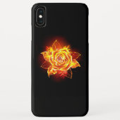 Rose des blühenden Feuers Case-Mate iPhone Hülle (Rückseite)