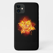 Rose des blühenden Feuers Case-Mate iPhone Hülle (Rückseite)