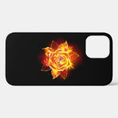 Rose des blühenden Feuers Case-Mate iPhone Hülle (Rückseite (Horizontal))