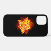 Rose des blühenden Feuers Case-Mate iPhone Hülle (Rückseite (Horizontal))