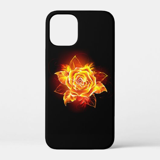 Rose des blühenden Feuers Case-Mate iPhone Hülle (Rückseite)