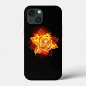 Rose des blühenden Feuers Case-Mate iPhone Hülle (Rückseite)