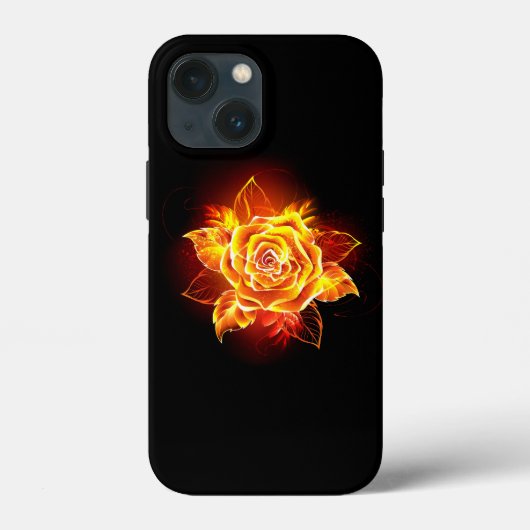 Rose des blühenden Feuers Case-Mate iPhone Hülle (Rückseite)