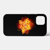 Rose des blühenden Feuers Case-Mate iPhone Hülle (Rückseite (Horizontal))