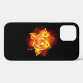 Rose des blühenden Feuers Case-Mate iPhone Hülle (Rückseite (Horizontal))