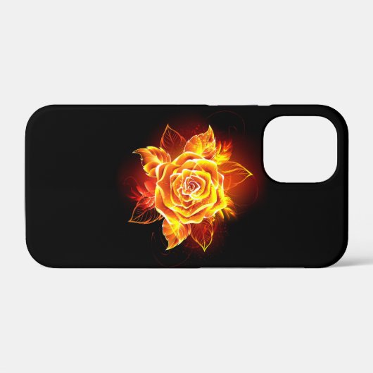 Rose des blühenden Feuers Case-Mate iPhone Hülle (Rückseite (Horizontal))