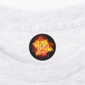 Rose des blühenden Feuers Etiketten (Befestigt)