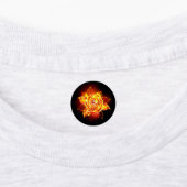 Rose des blühenden Feuers Etiketten (Befestigt)