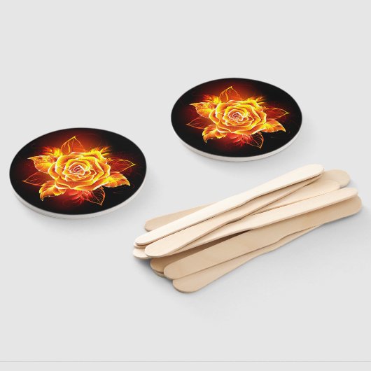 Rose des blühenden Feuers Fächer (Non-assembled)