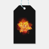 Rose des blühenden Feuers Geschenkanhänger (Vorderseite)