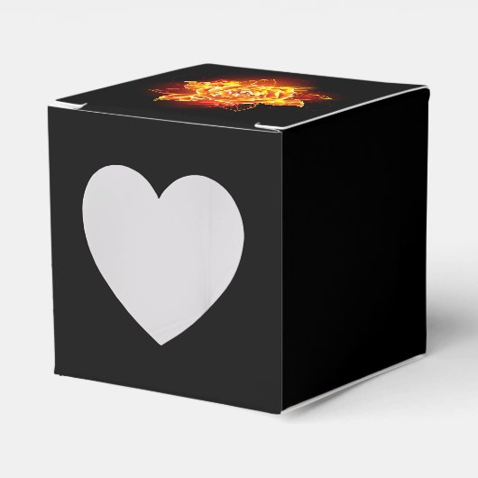 Rose des blühenden Feuers Geschenkschachtel (Vorderseite)