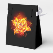 Rose des blühenden Feuers Geschenkschachtel (Rückseite)