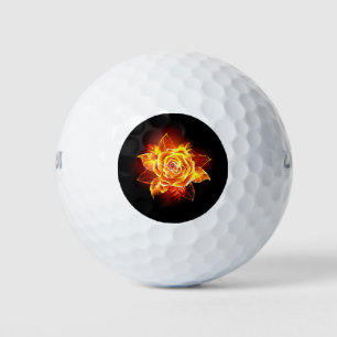 Rose des blühenden Feuers Golfball
