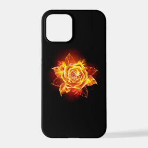 Rose des blühenden Feuers iPhone 12 Pro Hülle