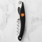 Rose des blühenden Feuers Kellnermesser (Vorderseite)