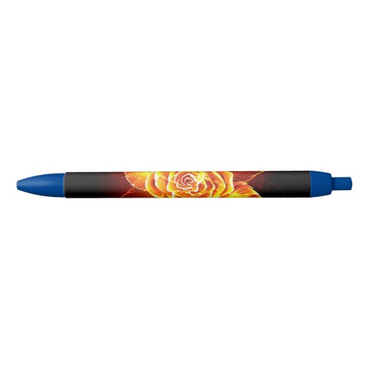Rose des blühenden Feuers Kugelschreiber (Vorderseite)