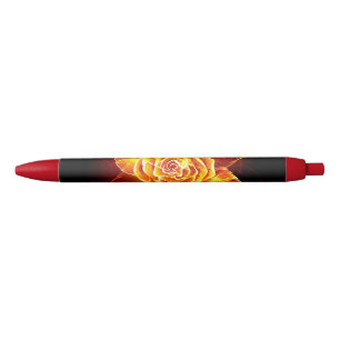 Rose des blühenden Feuers Kugelschreiber