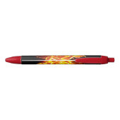 Rose des blühenden Feuers Kugelschreiber (Rückseite)