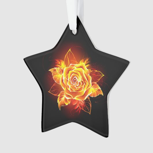 Rose des blühenden Feuers Ornament (Vorderseite)