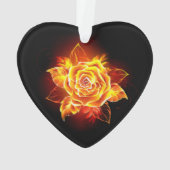 Rose des blühenden Feuers Ornament (Rückseite)