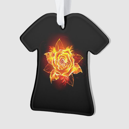 Rose des blühenden Feuers Ornament (Vorderseite)