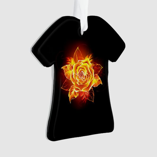 Rose des blühenden Feuers Ornament (Vorderseite)