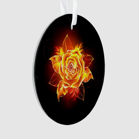 Rose des blühenden Feuers Ornament (Vorderseite)