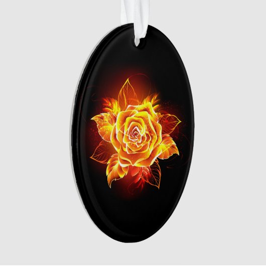 Rose des blühenden Feuers Ornament (Vorderseite)