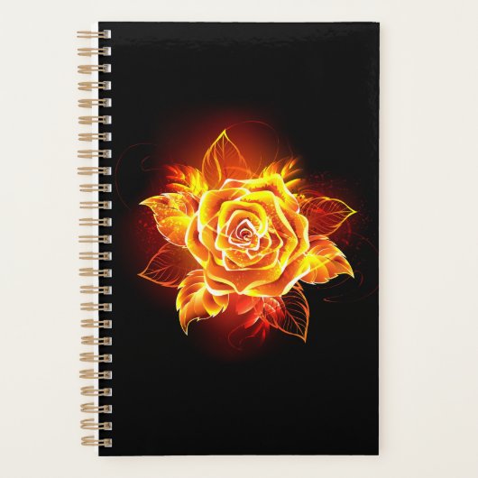 Rose des blühenden Feuers Planer (Vorderseite)