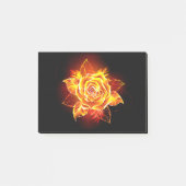 Rose des blühenden Feuers Post-it Klebezettel (Vorderseite)