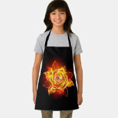 Rose des blühenden Feuers Schürze (Insitu)