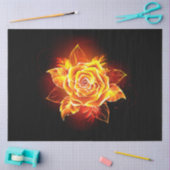 Rose des blühenden Feuers Seidenpapier (Basteln)