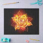 Rose des blühenden Feuers Seidenpapier (Basteln)