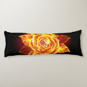 Rose des blühenden Feuers Seitenschläferkissen (Rückseite)