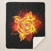 Rose des blühenden Feuers Sherpadecke (Vorderseite)