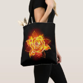 Rose des blühenden Feuers Tasche (Von Nahem)