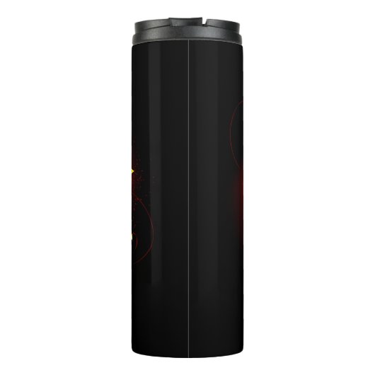 Rose des blühenden Feuers Thermosbecher (Rückseite)