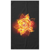 Rose des blühenden Feuers Tischdecke (Vorderseite)