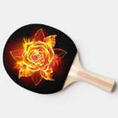Rose des blühenden Feuers Tischtennis Schläger (Seitenansicht)