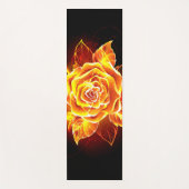 Rose des blühenden Feuers Yogamatte (Vorderseite)