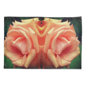 Rose des blühenden Peach Kissenbezug (Rückseite)