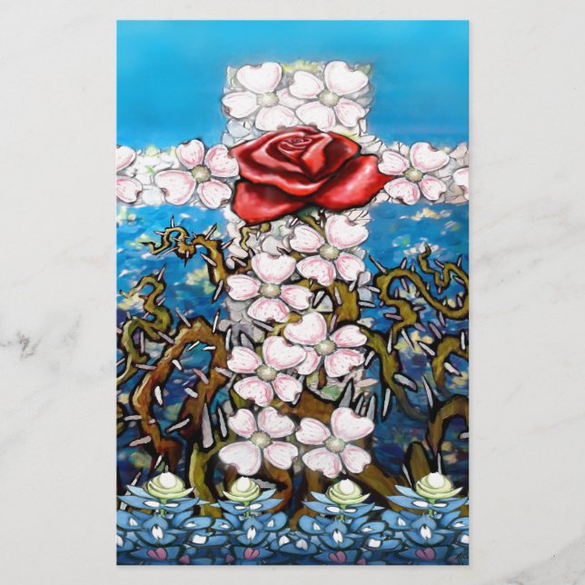 Rose des Blumenkreuzes (Vorderseite)