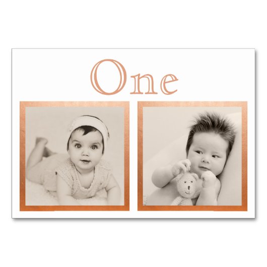 Rose des Brautgrundes im Alter Gold Tischnummer (Vorderseite)