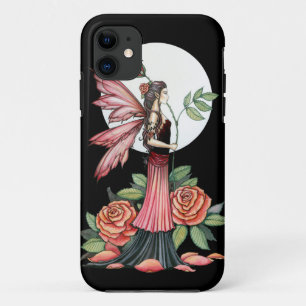 Rose des Feuers Gothic Fairy Fantasy Art iPhone 11 Hülle