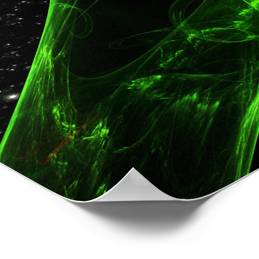 Rose des Fraktals (20 x 16) Poster (Ecke)