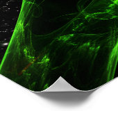 Rose des Fraktals (20 x 16) Poster (Ecke)